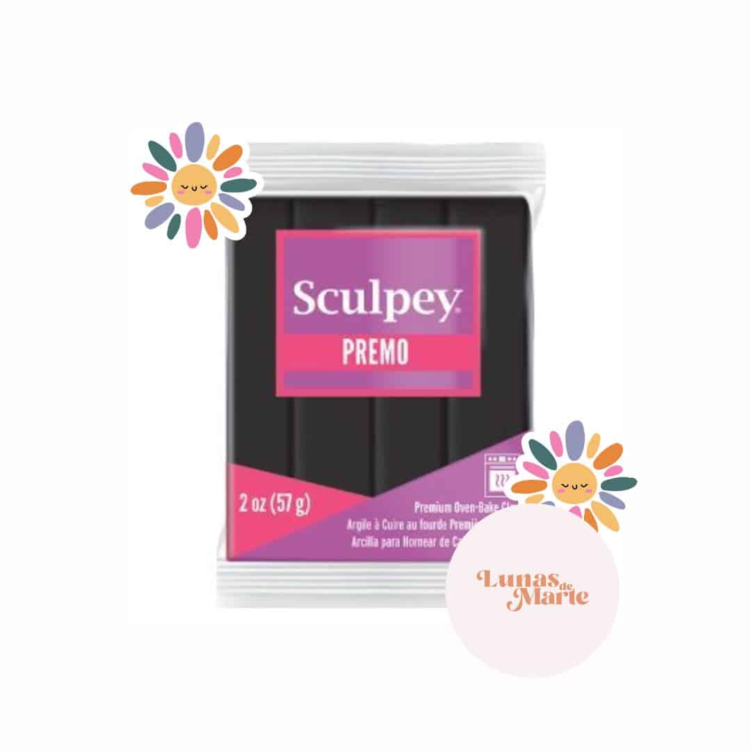 Arcilla Polimerica Premo Sculpey Negro 57 G