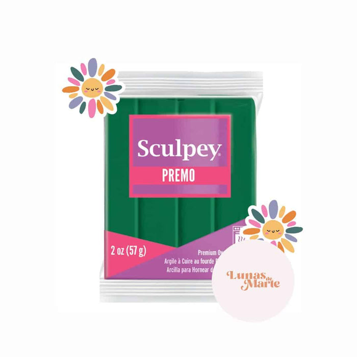 Arcilla Polimérica Premo Sculpey Verde Bosque 57 G
