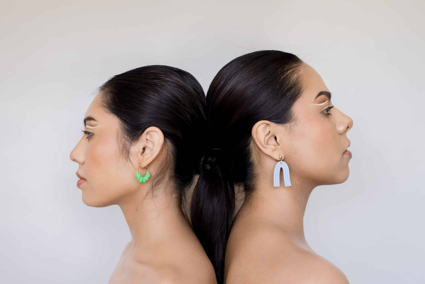 Aretes Hoops Verdes